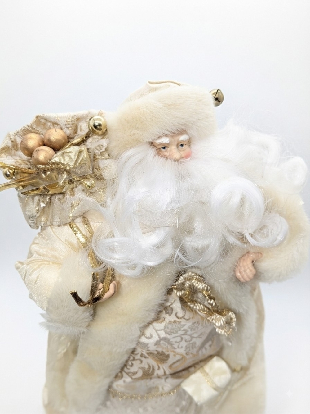 1980s Eaton's Christmas 12" Santa Tree Topper in Original Packaging /Box